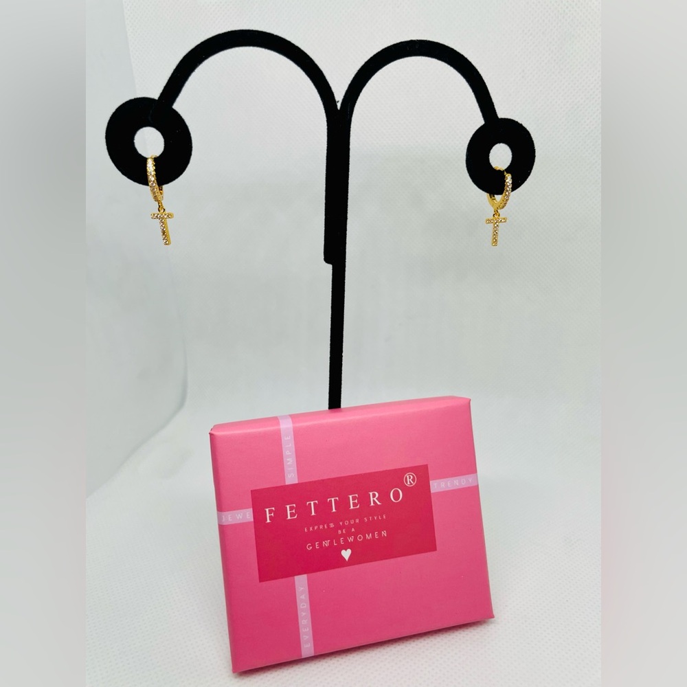 NEW Initial “T” Huggie Hoop Earrings
